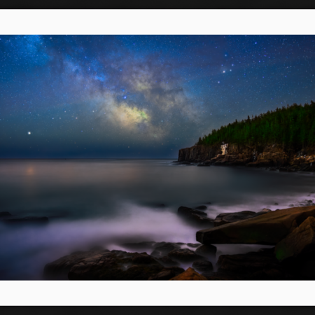 Milky Way Over Otter Cliff