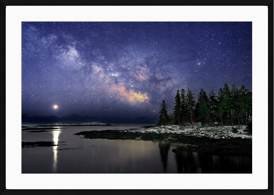 Milky Way Over the Sheepscot River