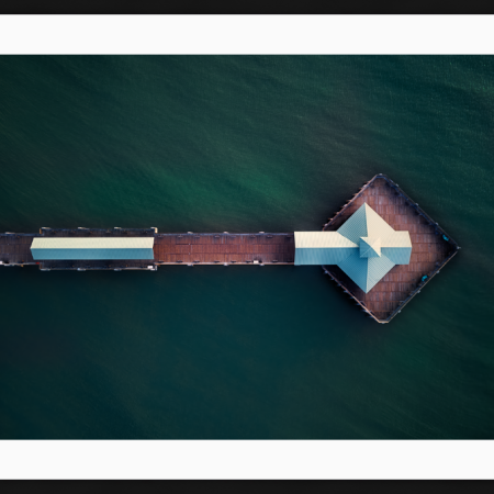 Above Folly Beach Pier