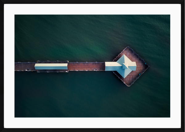 Above Folly Beach Pier