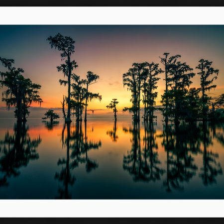 Dawn on Lake Maurepas