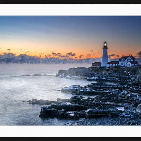 Arctic Dawn at Portland Head