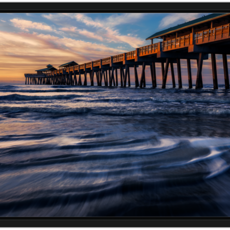 Folly Beach Pier Canvas Print